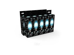 Лампа светодиодная филаментная Filament 11Вт свеча 4100К нейтр. бел. E14 830лм GAUSS 103801211