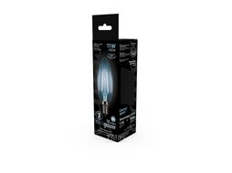 Лампа светодиодная филаментная Filament 11Вт свеча 4100К нейтр. бел. E14 830лм GAUSS 103801211