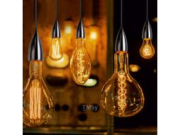 Светильник декоративный Decor Лофт E27 подвесной с проводом 1м черн. GAUSS PL031