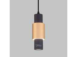 Подвесной светильник Eurosvet 50204/1 LED черный/матовое золото