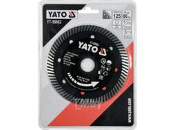 Круг алмазный для керамогранита 125x22.2x1.3мм Yato YT-59982