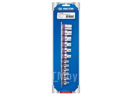 Набор торцевых головок KING TONY 1/2"&3/8", TORX Е-стандарт, E4-E20, 12 предметов 7113PR