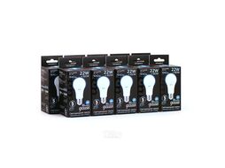 Лампа светодиодная Black 22Вт A70 4100К нейтр. бел. E27 2000лм GAUSS 102502222