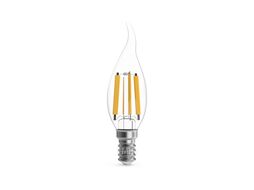 Лампа светодиодная филаментная Filament 13Вт Свеча на ветру 4100К E14 1150лм GAUSS 104801213