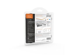 Лента светодиодная Basic 14.4Вт/м 12В 1400lm/м 3000К IP20 (уп.5м) Gauss BT084