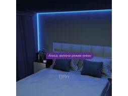 Лента светодиодная умная Smart Home 12Вт 3000-6000К IP20 1000лм 100-240В RGBW измен. цветов. темпер. + диммир. управл. по Wi-Fi (уп.3м) GAUSS 5010122