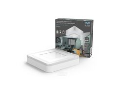 Светильник светодиодный Backlight ДПО 6 + 3Вт 4000К IP20 540лм 220-240В 105х105х40 квадрат накладной 3 режима бел. GAUSS BL223