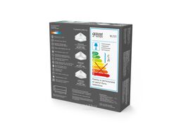 Светильник светодиодный Backlight ДПО 6 + 3Вт 4000К IP20 540лм 220-240В 105х105х40 квадрат накладной 3 режима бел. GAUSS BL223