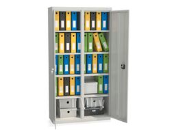 Шкаф архивный (окрашен RAL7035, замок с гнутым ригелем) ШХА-N 100(40) Metall ZAVOD УП-00023168