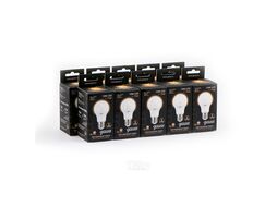 Лампа светодиодная Black 10Вт A60 3000К тепл. бел. E27 880лм GAUSS 102502110