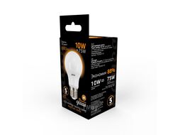 Лампа светодиодная Black 10Вт A60 3000К тепл. бел. E27 880лм GAUSS 102502110
