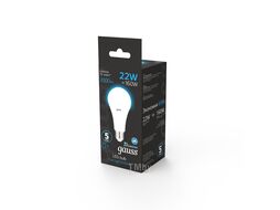 Лампа светодиодная Black 22Вт A70 6500К холод. бел. E27 2000лм GAUSS 102502322