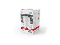 Лампа светодиодная Elementary 55Вт T160 4100К нейтр. бел. E27/E40 5250лм Promo GAUSS 60426