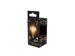 Лампа светодиодная филаментная Filament 11Вт шар 2700К тепл. бел. E14 720лм GAUSS 105801111