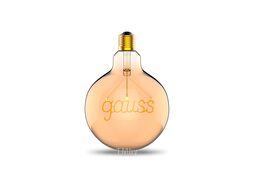 Лампа светодиодная филаментная Filament 2.5Вт G125 2000К тепл. бел. E27 200лм golden GAUSS 175802003