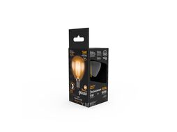 Лампа светодиодная филаментная Filament 5Вт шар 2700К тепл. бел. E14 420лм GAUSS 105801105