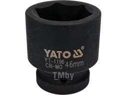 Головка ударная 1" 6гр. 46мм L73мм CrMo Yato YT-1196