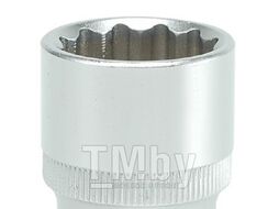 Головка торцевая 1/2" 12гр. 21мм L38мм CrV Yato YT-1283