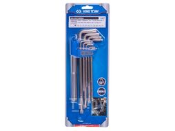 Набор Г-образных Torx, T10-T50, длинные, 11 предметов KING TONY 20319PRU