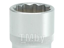 Головка торцевая 1/2" 12гр. 22мм L38мм CrV Yato YT-1284