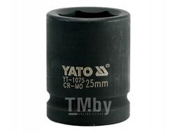 Головка торцевая ударная 3/4" 6гр. 25мм L50мм CrMo Yato YT-1075
