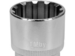 Головка торцевая spline 1/2" 6гр. 30мм L42мм CrV на держателе Yato YT-14838