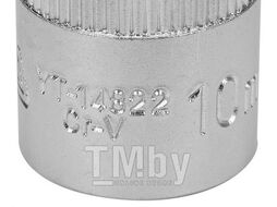 Головка торцевая spline 1/2" 6гр. 10мм L38мм CrV на держателе Yato YT-14822
