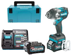 Гайковерт TW007GD201 аккумуляторный (40V / 2*4,0Ah+DC40RA / 760Nm_1/2" / Makpac), MAKITA