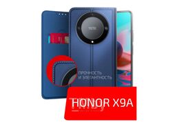 Чехол книга AKAMI Book case series для Honor X9a Синий (31593)