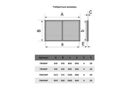Решетка вентиляционная радиаторная 600х900мм БЕЛАЯ, ERA П6090Р