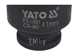 Головка торцевая ударная 3/4" 6гр. 41мм L57мм CrMo Yato YT-1091