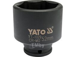 Головка ударная 1/2" 6гр. 52мм L72мм CrMo Yato YT-1029