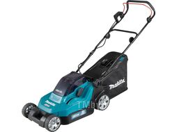 Газонокосилка аккумуляторная MAKITA DLM 382 CM2 (18.0 В, 2 акк., 4.0 А/ч, Li-Ion, шир. 380 мм, выс. 25-75 мм, пластм. корпус, травосборник 40)