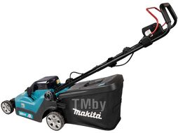 Газонокосилка аккумуляторная MAKITA DLM 382 CM2 (18.0 В, 2 акк., 4.0 А/ч, Li-Ion, шир. 380 мм, выс. 25-75 мм, пластм. корпус, травосборник 40)