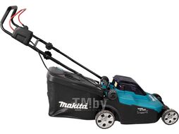 Газонокосилка аккумуляторная MAKITA DLM 382 CM2 (18.0 В, 2 акк., 4.0 А/ч, Li-Ion, шир. 380 мм, выс. 25-75 мм, пластм. корпус, травосборник 40)