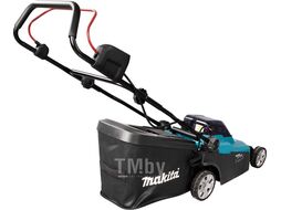 Газонокосилка аккумуляторная MAKITA DLM 382 CM2 (18.0 В, 2 акк., 4.0 А/ч, Li-Ion, шир. 380 мм, выс. 25-75 мм, пластм. корпус, травосборник 40)