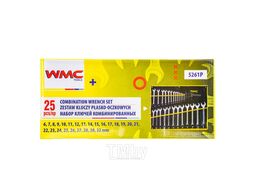 Ключи комбинированные, набор 25пр. ( 6-28,30,32мм) WMC TOOLS WMC-5261P