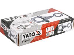 Скрепа самозажимная для жестяных работ 142мм Yato YT-2543