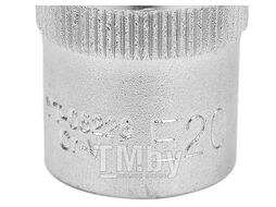Головка торцевая 1/2" TORX Е20, CrV Yato YT-05226