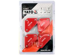 Струбцина магнитная для сварки 43х72х12мм., 4,5кг. (4шт.) Yato YT-08677