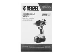Гайковерт ударный аккумуляторный бесщет CIW-IB-300, Li-ion, 18В, 300Нм Denzel 26501