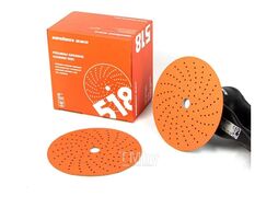 Шлиф. материал ORANGE CERAMIC на бумажной основе 150 мм Grip Р150 MultiHole SANDWOX 518.150.150.LC