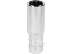 Головка торцевая 1/2" 12гр. 22мм L77мм CrV Yato YT-12944