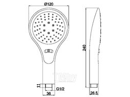 Душевая лейка Maxonor PL13
