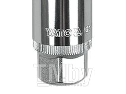 Головка торцевая свечная 3/8" 16мм L64мм CrV Yato YT-3851