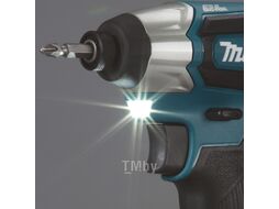 Аккум. шуруповерт MAKITA DTD 155 Z в чем. (18.0 В, БЕЗ АККУМУЛЯТОРА, 2 скор., 135 Нм, шурупы до 13 мм)