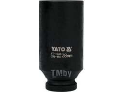 Головка торцевая ударная 1/2" 6гр. 28мм L78мм CrMo Yato YT-1048