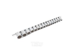 Набор головок 16пр.1/2" (12гр.)(10-19,21,22,24,27,30,32мм) на планке Forsage F-4161-9