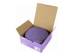 Шлиф. материал Purple на плен основе 225 мм GRIP P180 24 отв SANDWOX 328.225.180.24