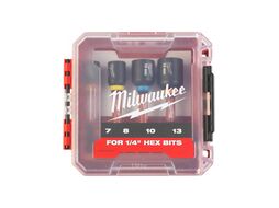 Набор SHOCKWAVE™ IMPACT DUTY магнитных торцевых насадок (4 предм.) MILWAUKEE 4932492445